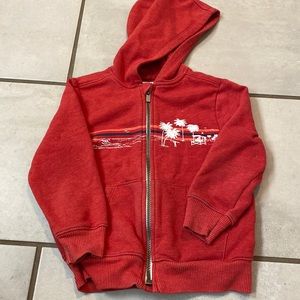 FREE WITH PURCHASE Boys beach-themed old navy hoodie